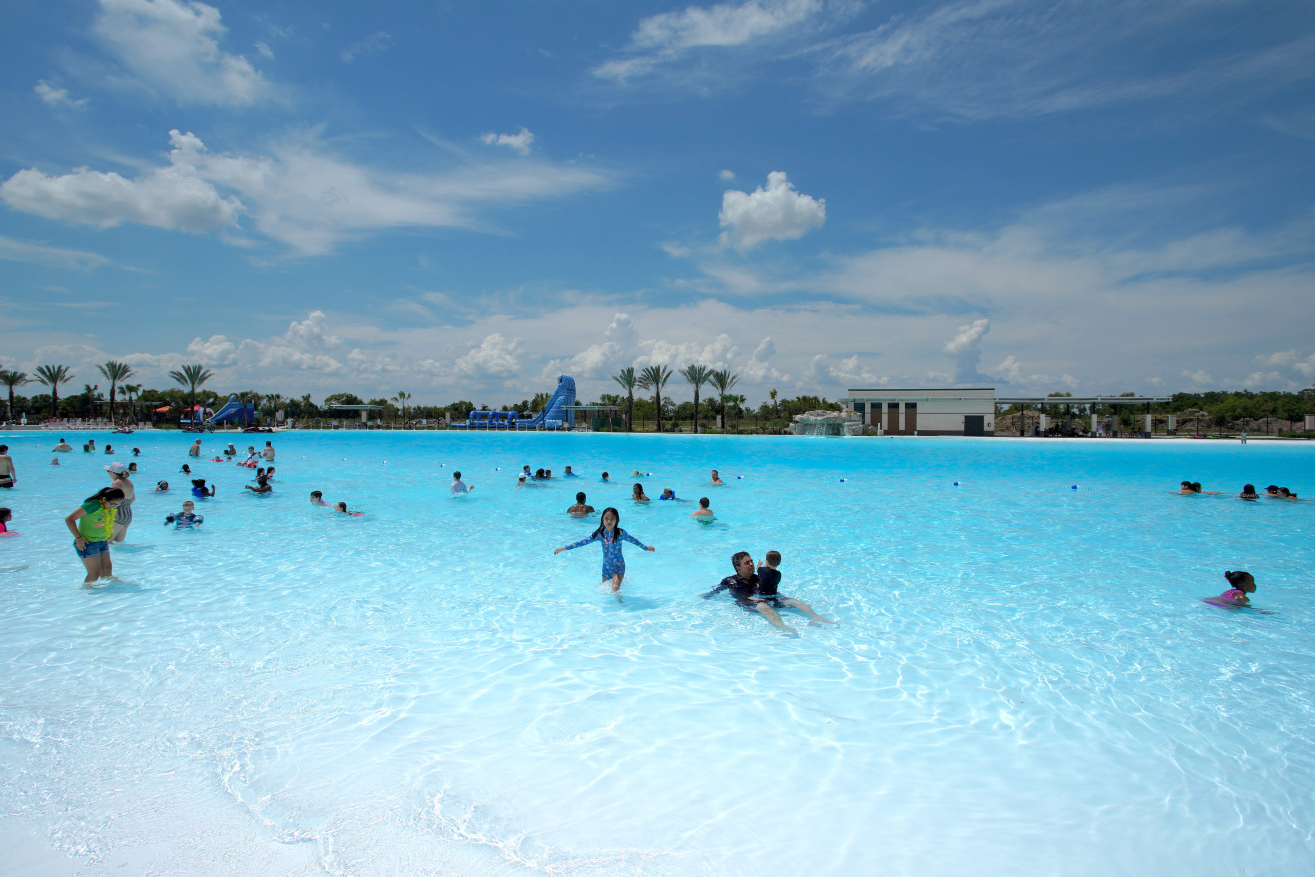 Biggest crystalline lagoon in US by Crystal Lagoons