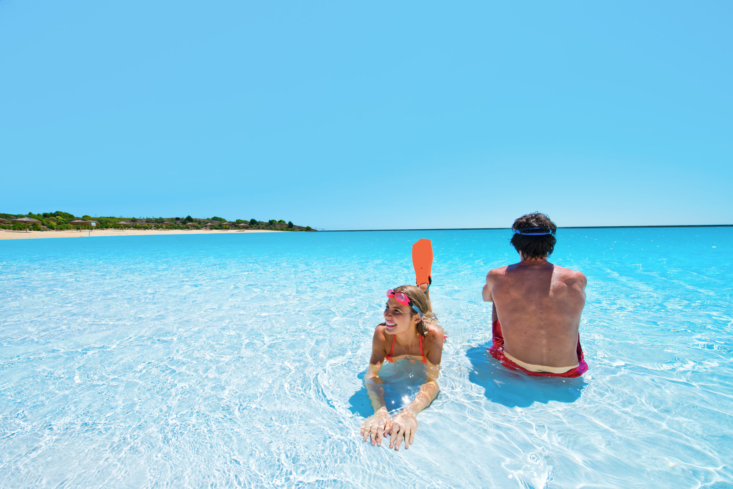 Crystalline lagoon powered by Crystal Lagoons technology