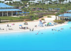 Aerial view of Beachwalk crystalline lagoon by Crystal Lagoons